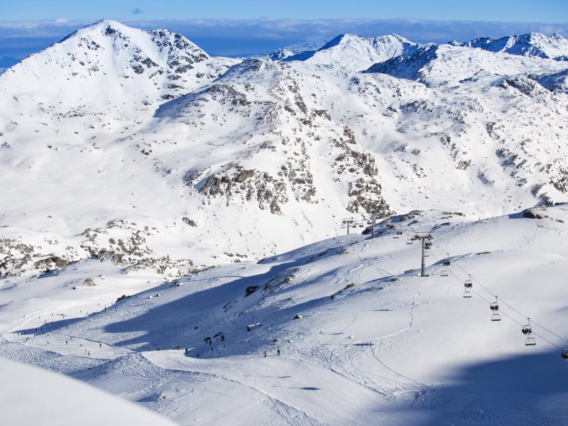 Abfahrt Panorama